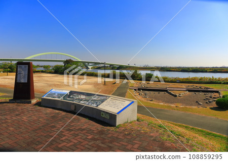 [佐賀縣]晴天時的三重津軍港遺址 108859295