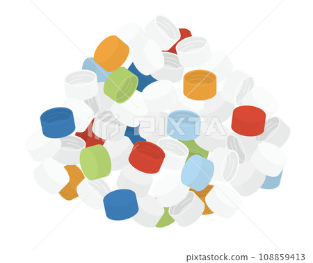 Illustration of a plastic bottle lid 108859413