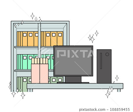 clean office illustration clean office illustration 108859455