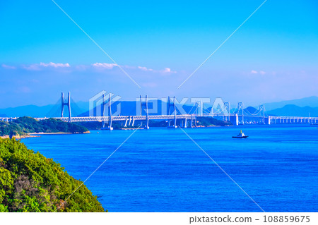 瀨戶大橋和瀨戶內海 108859675
