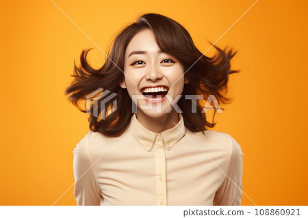 微笑的女人 AI 生成圖像 AI 圖像 108860921