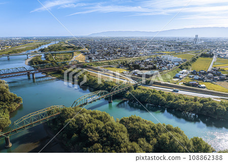 岐阜縣垂水鐵道鳥瞰圖 岐阜縣垂水鐵道鳥瞰圖 108862388