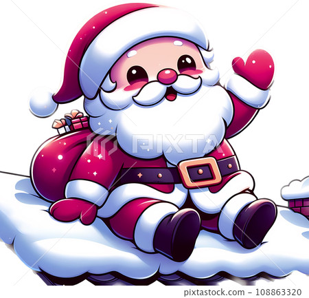 透明屋頂上的聖誕老人 透明屋頂上的聖誕老人 108863320