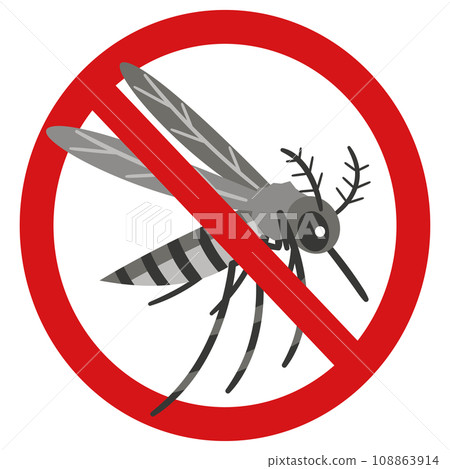 禁蚊標誌 108863914