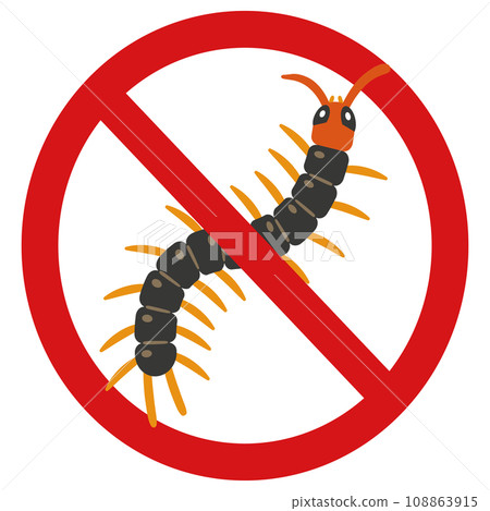 Centipede prohibited mark 108863915