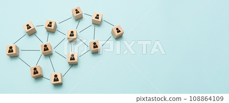 Community, teamwork and team-leader concept 108864109