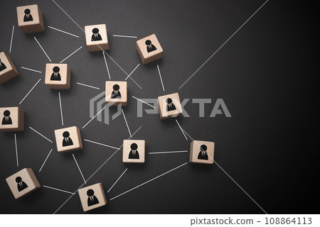 Community, teamwork and team-leader concept Community, teamwork and team-leader concept 108864113