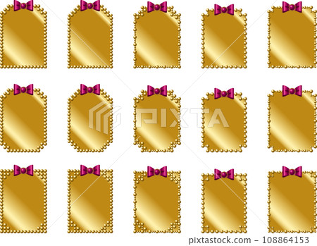 Metal, stone, ribbon plate 4-2 108864153