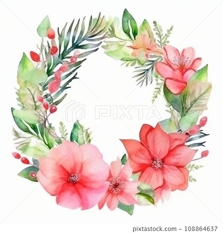 Beautiful pink flowers frame on transparent background. Transparent background. Beautiful pink flowers frame on transparent background. Transparent background. 108864637