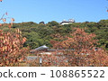 Scenery of Matsuyama Castle with autumn leaves 108865522