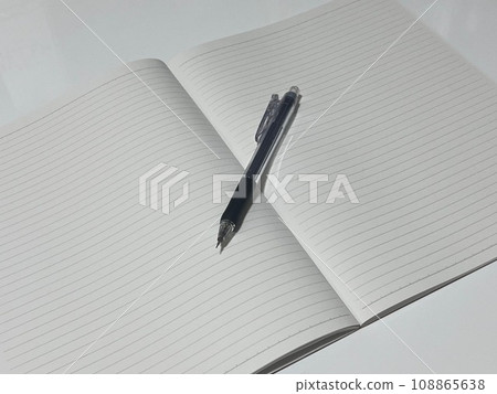 open notebook and fountain pen 108865638