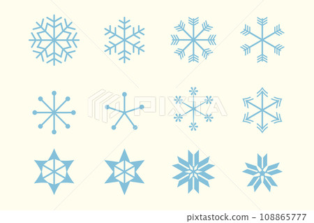 various snowflakes set various snowflakes set 108865777