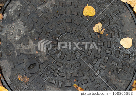 Inspection chamber or manhole of a sewerage system. Inspection chamber or manhole of a sewerage system. 108865898