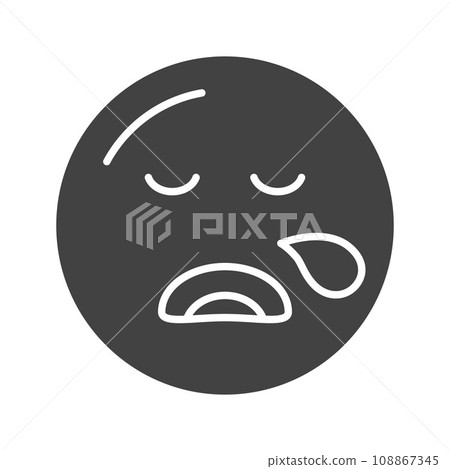 Sleepy Face icon vector image. Sleepy Face icon vector image. 108867345