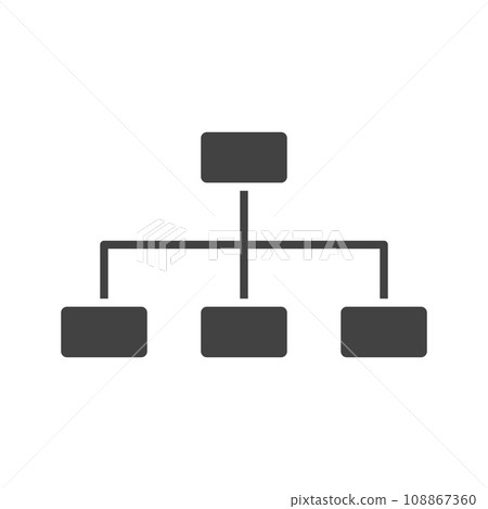 Sitemap icon vector image. 108867360