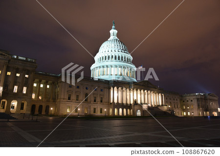 United States Capitol Building at night. Washington, DC. 108867620