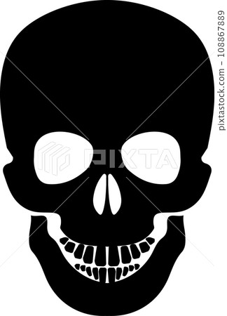 骷髏頭骨符號標記向量 & PNG 骷髏頭骨符號標記向量 & PNG 108867889