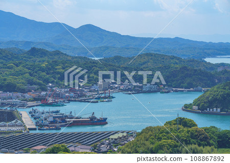 從展望台看到的天草五橋 九州熊本觀光旅遊網 從展望台看到的天草五橋 九州熊本觀光旅遊網 108867892