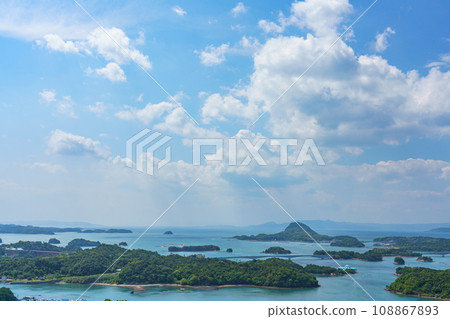 從展望台看到的天草五橋 九州熊本觀光旅遊網 從展望台看到的天草五橋 九州熊本觀光旅遊網 108867893