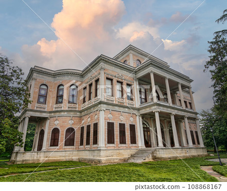 Ottoman Beykoz Mecidiye Pavilion, a present to Sultan Abdulmecid from Mohamed Ali, Governor of Egypt, Istanbul, Turkey 108868167