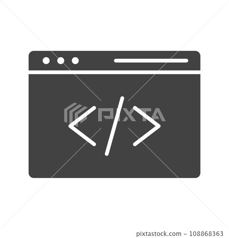 Programming icon vector image. 108868363