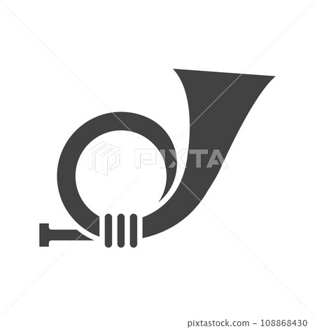 Postal Horn icon vector image. 108868430