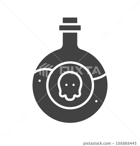 Poison icon vector image. 108868445