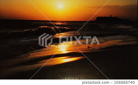在海上日落 在海上日落 108868740