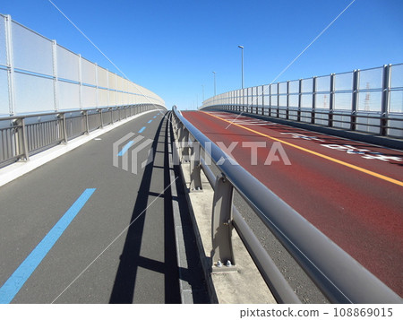 Myoden Bridge in Ichikawa City, Chiba Prefecture 108869015