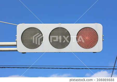 red light LED traffic light red light LED traffic light 108869888