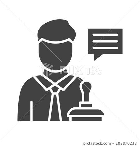 Legal Advisor icon vector image. Legal Advisor icon vector image. 108870238