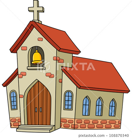 Christian Church Cartoon Colored Clipart Christian Church Cartoon Colored Clipart 108870340