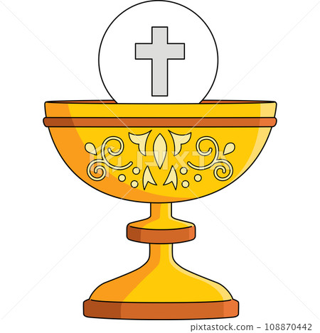 Chalice Cartoon Colored Clipart Illustration Chalice Cartoon Colored Clipart Illustration 108870442