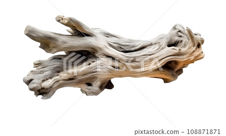 Artwork (cutout) No.003 AI-generated image expressing the beauty of driftwood 108871871
