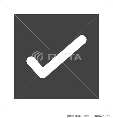 Check Box with Check icon vector image. Check Box with Check icon vector image. 108873066