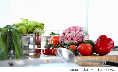 Kitchen Worktop Full Fresh Vegetable Abundance 108874799