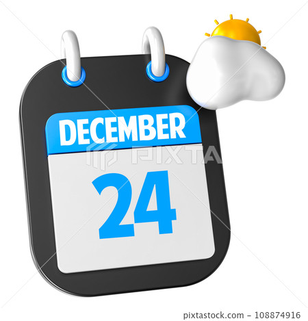 icon calendar 3d render of day 108874916
