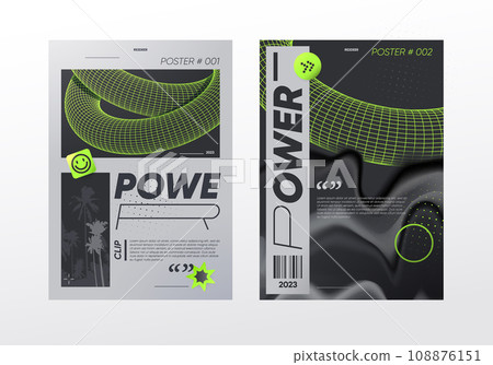 Acid minimalistic poster, geometric gradient shapes and typography composition. Geometric shapes, posters, labels, banners, strange abstract backgrounds and patterns. Futuristic fantasy vector. Gray Acid minimalistic poster, geometric gradient shapes and typography composition. Geometric shapes, posters, labels, banners, strange abstract backgrounds and patterns. Futuristic fantasy vector. Gray 108876151
