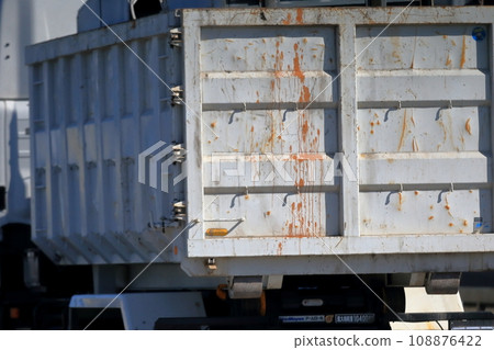 Image of industrial waste collection and transportation vehicle Image of industrial waste collection and transportation vehicle 108876422