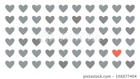 An image of the true voice of the heart that is asserting itself even though it is buried in false feelings. 108877404