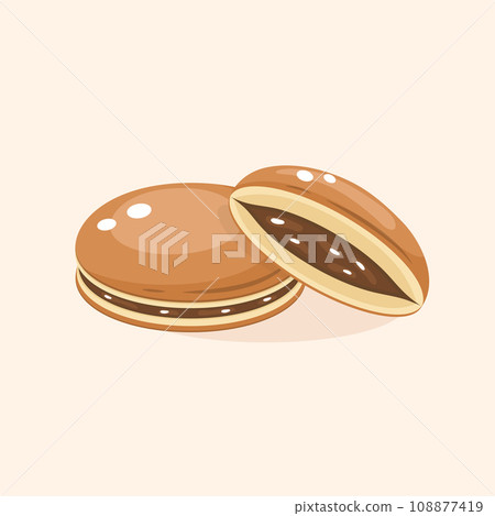 tasty japanese dorayaki 108877419