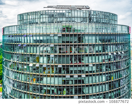 Aerial view of Berlin skyline at the center of the city 108877672
