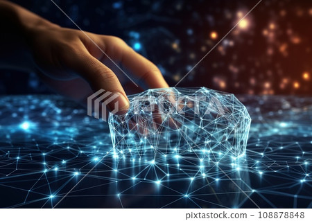data network connect , Blockchain technology, futuristic global networking. data network connect , Blockchain technology, futuristic global networking. 108878848