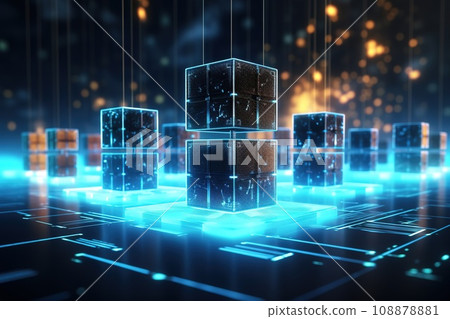 data network connect , Blockchain technology, futuristic global networking. data network connect , Blockchain technology, futuristic global networking. 108878881