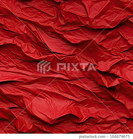 Crumpled Paper Texture Background, Wrinkled Document Pattern 108879675