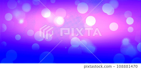 Purple bokeh widescreen background for seasonal, holidays, event and celebrations 108881470