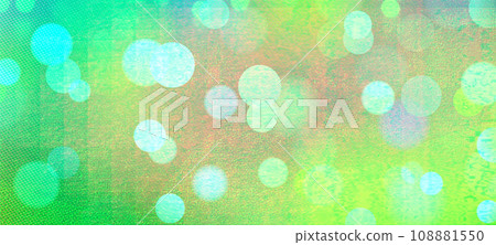 Green bokeh widescreen background for seasonal, holidays, event and celebrations 108881550