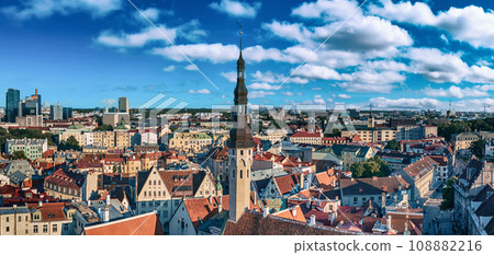 Aerial View of Tallinn 108882216