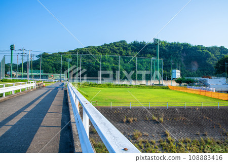 群馬縣安中市西池體育公園附近的仲夏風光 群馬縣安中市西池體育公園附近的仲夏風光 108883416