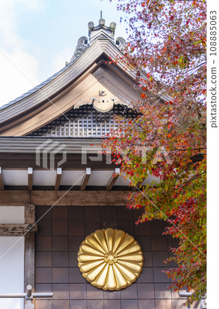 京都大原三千院、紅楓葉及延湯坊梨菊圖案 京都大原三千院、紅楓葉及延湯坊梨菊圖案 108885063